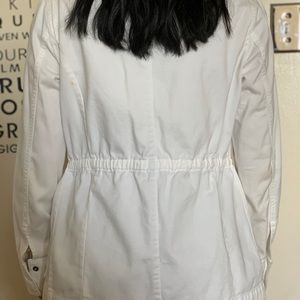 Gap White Fall Utility Jacket